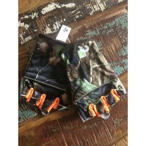 Mangata Hunter Helpers Runlites Camo Fingerless Hunting Gloves
